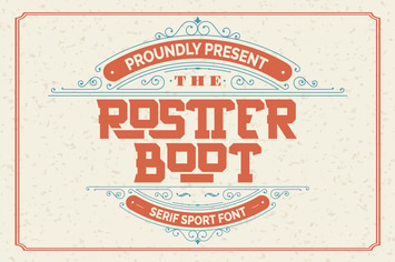 Rostter Boot | Serif Sport Font