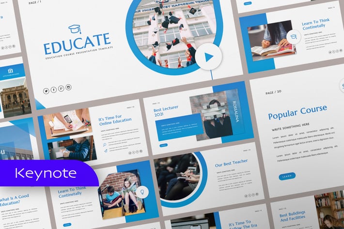 Educate Keynote Presentation Template