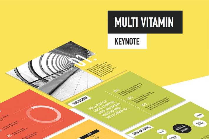 Multi Vitamin Keynote Template