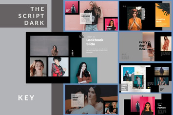 The Script Dark Lookbook - Keynote Template