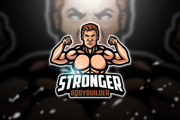 Bodybuilder - Mascot & Esport Logo