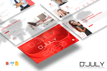 July - Powerpoint / Google Slides / Keynote