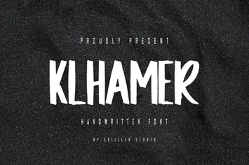 Klhamer - Handwritten Font