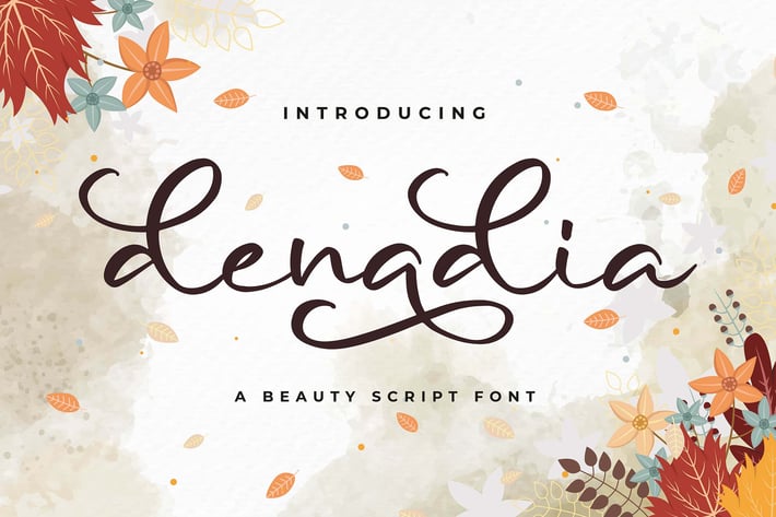 Denadia a Beauty Script Font