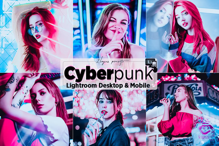 Cyberpunk Portrait Lighroom Presets 