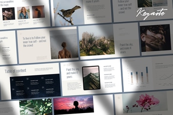 Sola - Portfolio and Data Keynote Template