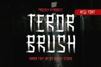 Teror Brush Font