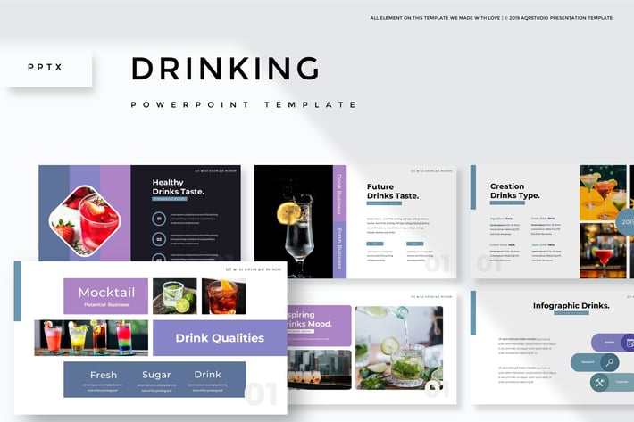 Dringking - Powerpoint Template