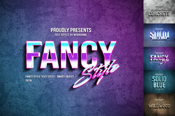 Solid Different Text Effects