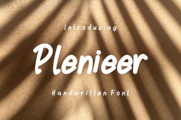 Plenieer Font.