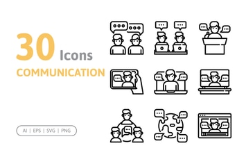30 Communication Icons