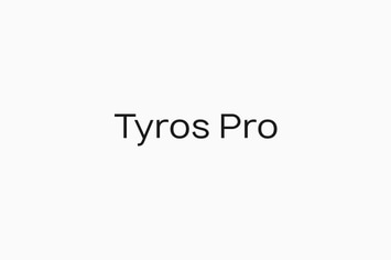 TYROS Pro - Modern Geometric Sans-Serif Typeface
