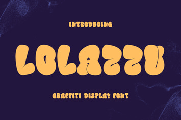 Lolazzu Graffiti Bubble Display Font