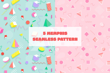 Memphis Seamless Pattern