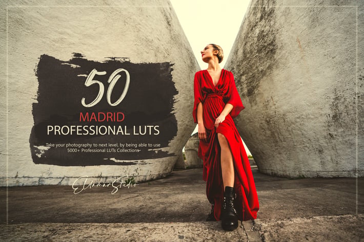50 Madrid LUTs Pack