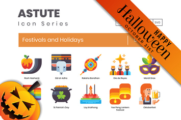Halloween and Holidays Icons