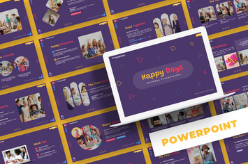 Happy Days - Powerpoint Template