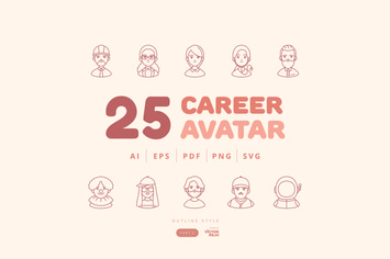 25 Career Avatar Character Design - Part 2