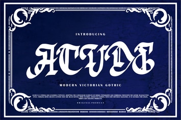 Acude | Modern Victorian Gothic