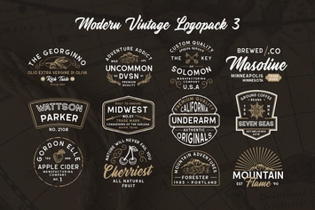 Modern Vintage Logopack 03