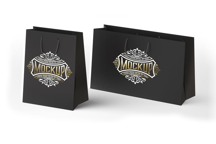 Colorfull Shopping Bags Mockup