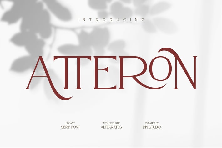 Atteron-Elegant Serif Font