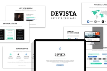 Devista : Startup Investor Pitch Deck Keynote