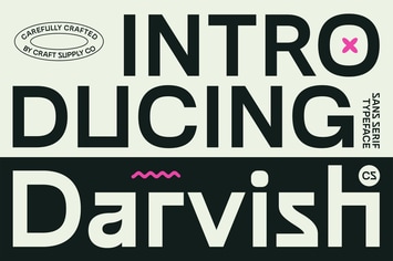 CS Darvish – Sans Serif Typeface