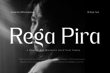 Rega Pira - Elegant Serif Family