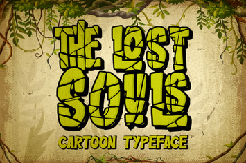 The lost Souls - Cartoon Display Font