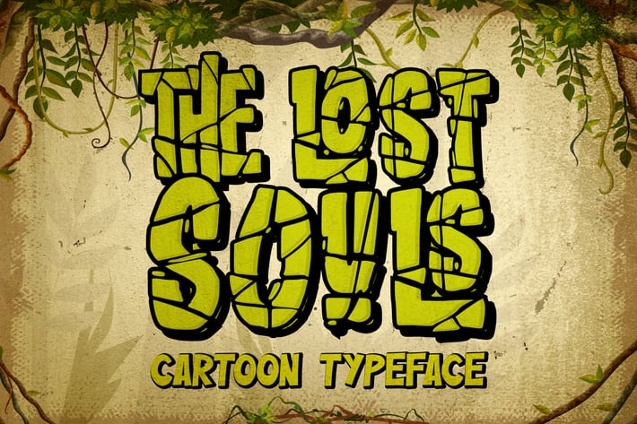 The lost Souls - Cartoon Display Font