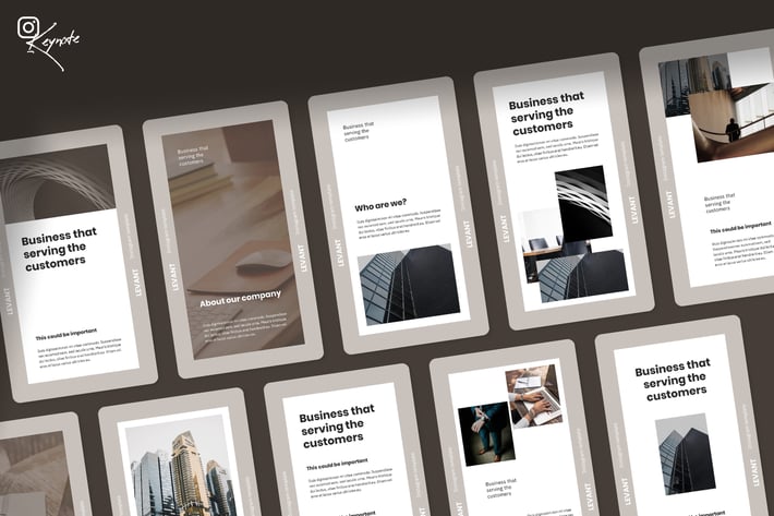 Levant - Instagram Keynote Template