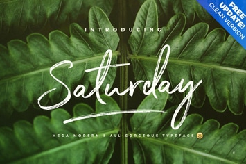 The Saturday Typeface