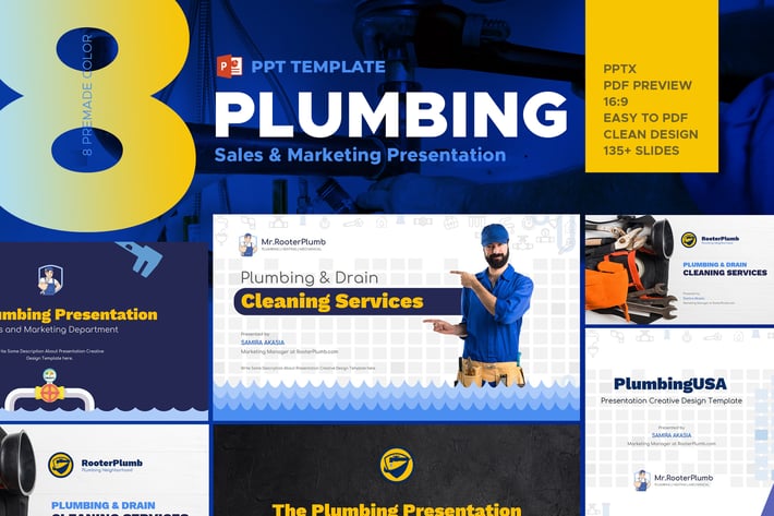 Plumbing Industry Powerpoint Template