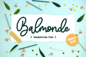 Balmonde - Handwritten Logo Font