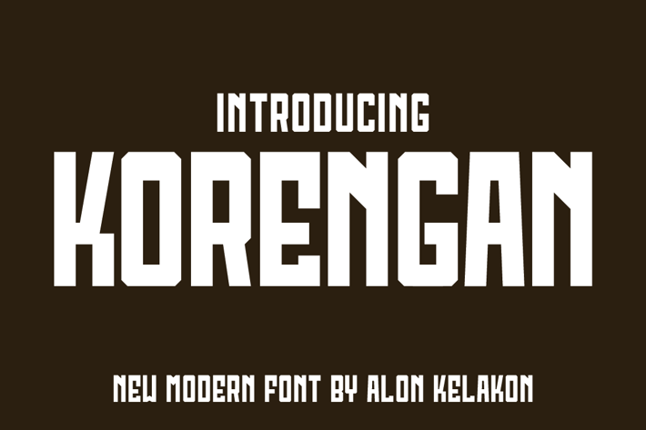 Korengan Font