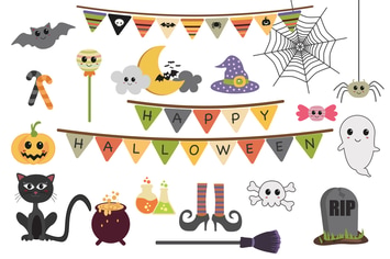 Halloween Hand Drawn