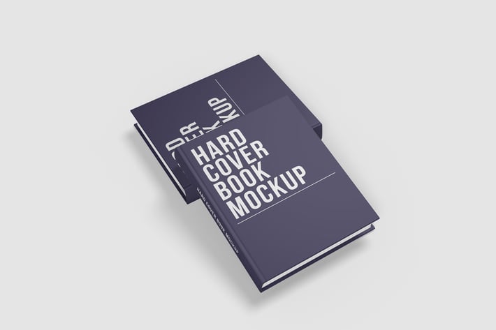 A5 Hard Cover Book Mokcup