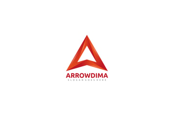 A Letter-Arrow Logo