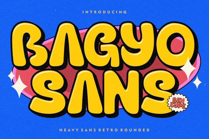 Bagyo Sans - Heavy Sans Retro Typeface