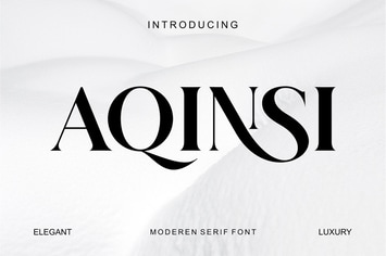 Aqinsi Ligature Serif