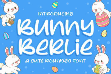 Bunny Berlie - a Cute Rounded Font