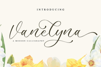Vanelyna - A Lovely Script Font