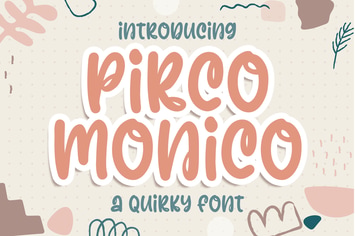 Pirco Monico Quirky and Playful Business Font