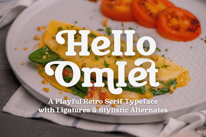 Hello Omlet | Retro Serif Typeface