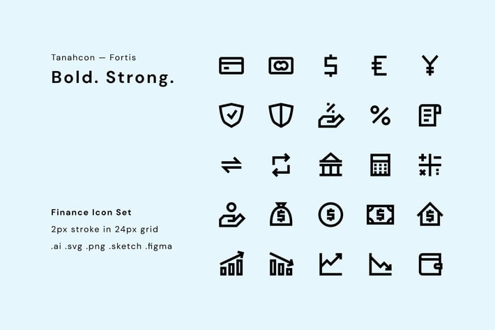 UI Icon Set - Finance