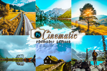 12 Cinematic Travel Photoshop Actions