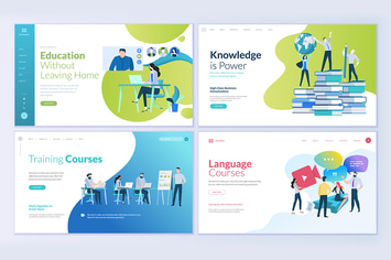 Web Page Design Templates for Education