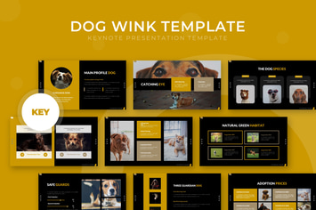 Dog Wink - Keynote Template