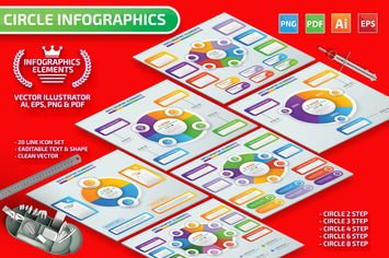 Circle Infographics design